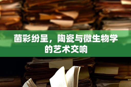 菌彩纷呈，陶瓷与微生物学的艺术交响